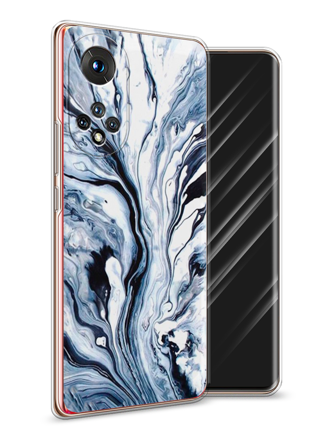 

Чехол Awog на Honor 50 "Голубой минерал мрамор", 6105450-3