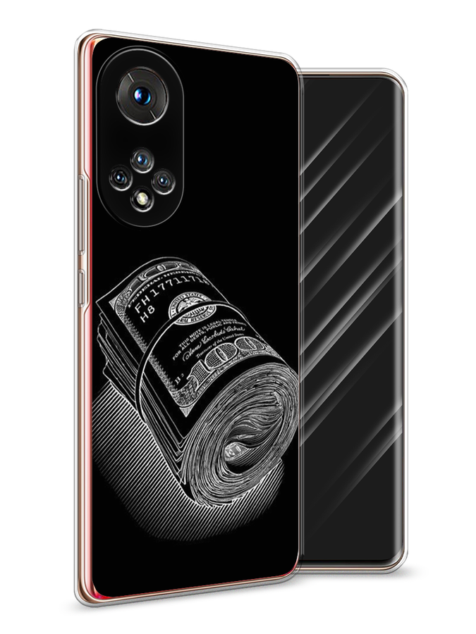 

Чехол Awog на Honor 50 "Кубышка денег", Черный;серебристый, 6105450-5