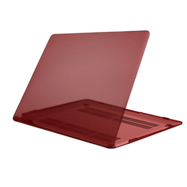 Накладка для ноутбука унисекс A1466 13 бордовая прозрачная NoBrand. Цвет: бордовый