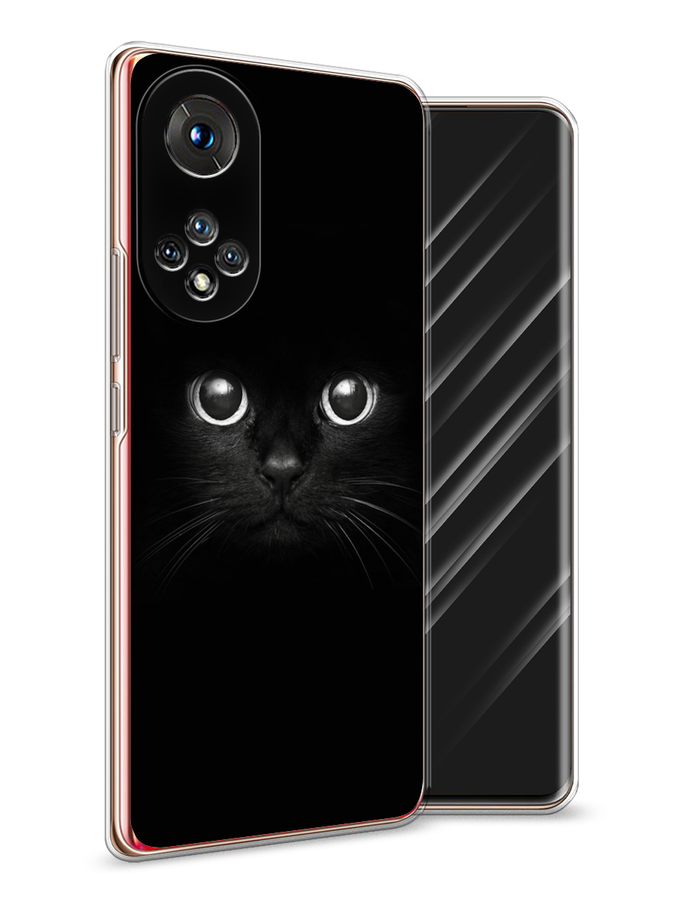 

Чехол Awog на Honor 50 "Взгляд черной кошки", Черный, 6105450-1