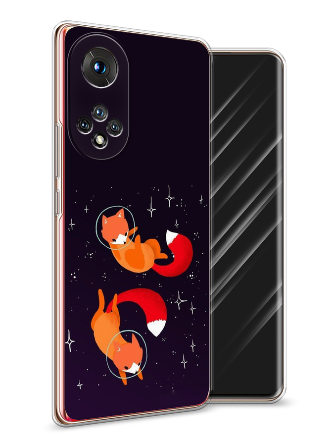 

Чехол Awog на Honor 50 "Лисы космонавты", Оранжевый, 6105450-4