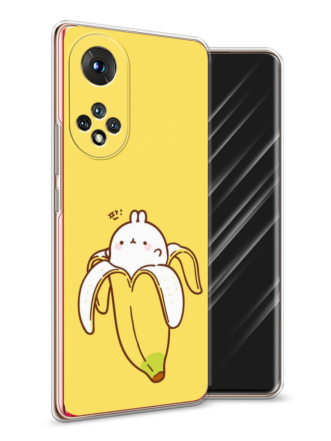 

Чехол Awog на Honor 50 "Зайчик-бананчик", Желтый;белый, 6105450-2