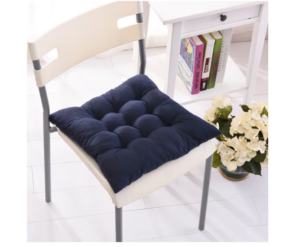 

Декоративная подушка на стул, 35*35см, синий, SM100015992580