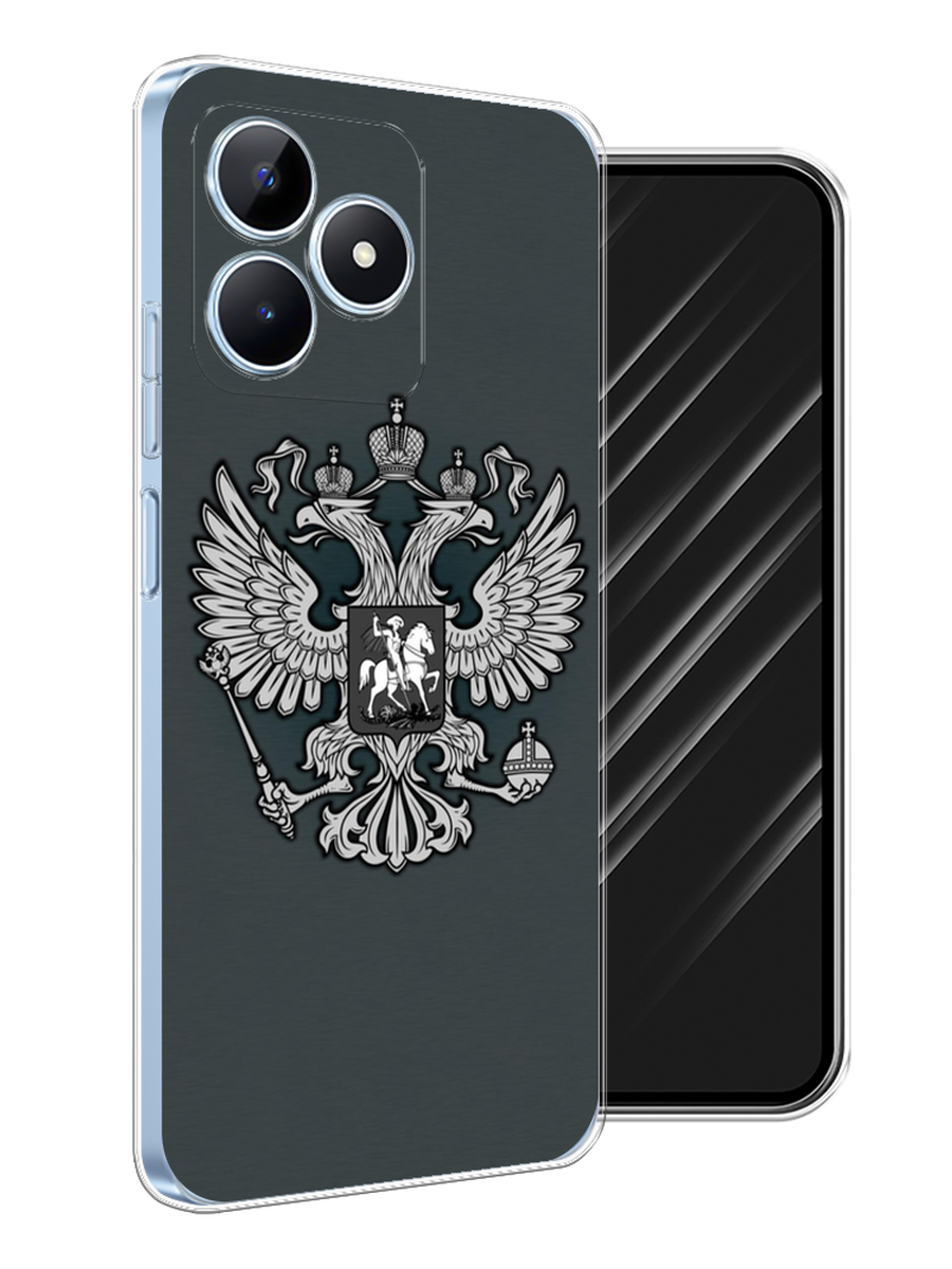 

Чехол Awog на Realme C60 "Герб России серый", 2516550-1