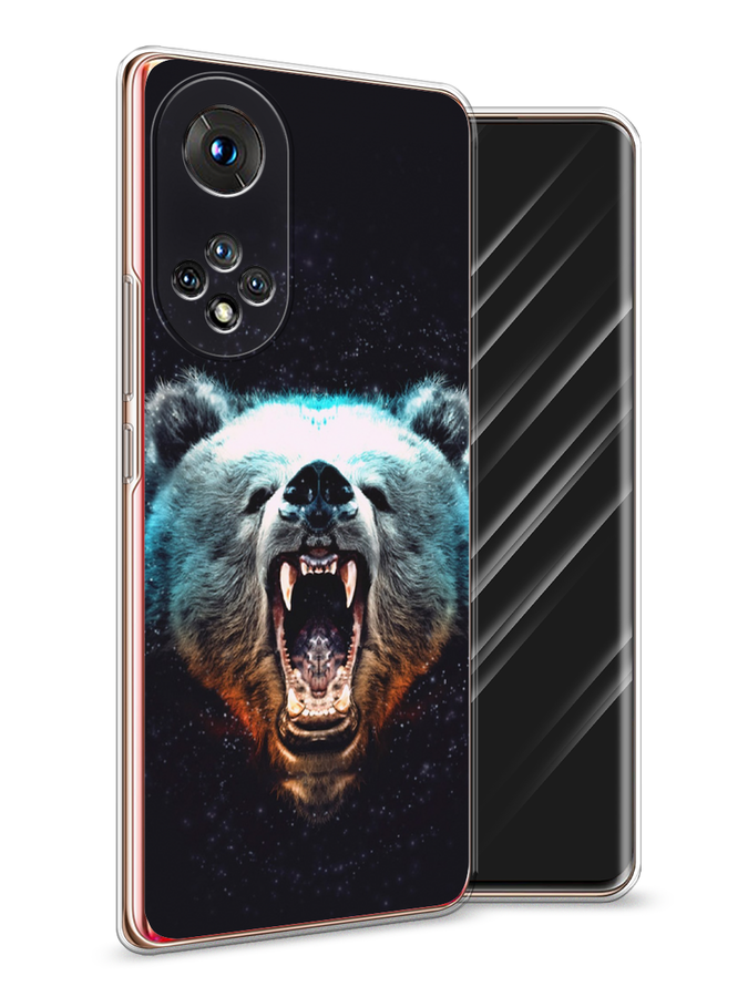

Чехол Awog на Honor 50 "Медведь", Коричневый;голубой;черный, 6105450-2