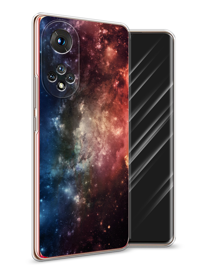 

Чехол Awog на Honor 50 "Космос", Синий;бежевый;красный, 6105450-4