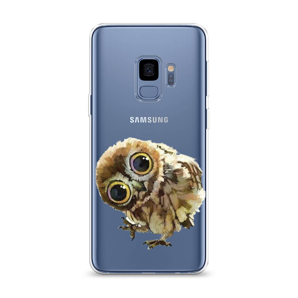 

Чехол Awog на Samsung Galaxy S9 "Любопытный совенок", Коричневый;белый;прозрачный, 25750-1