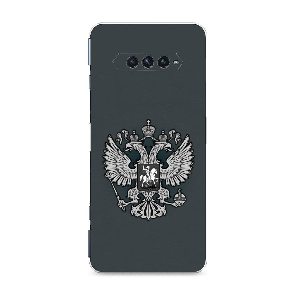 фото Силиконовый чехол "герб россии серый" на xiaomi black shark 4 awog