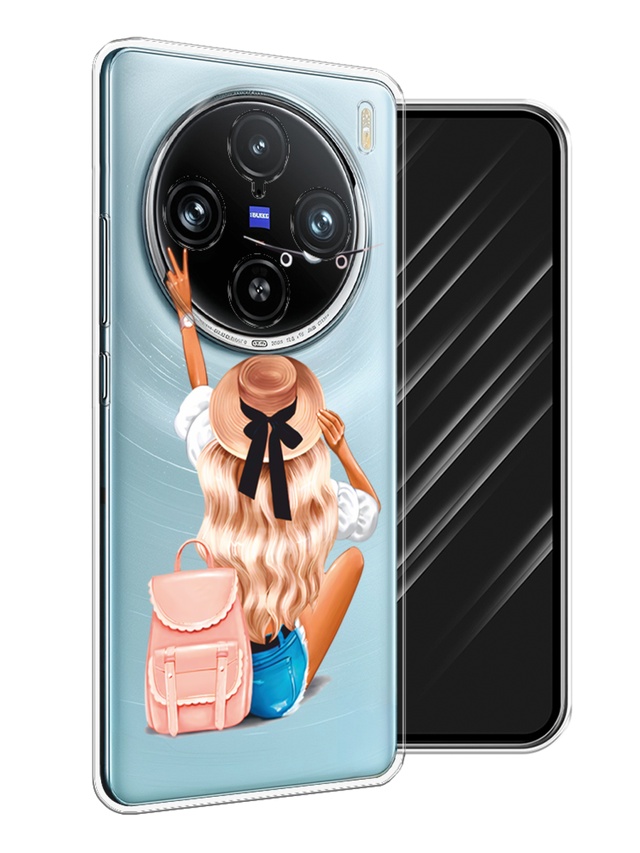 

Чехол Awog на Vivo X100 Pro "Автостопом самолетом", Бежевый;белый, 2611850-1