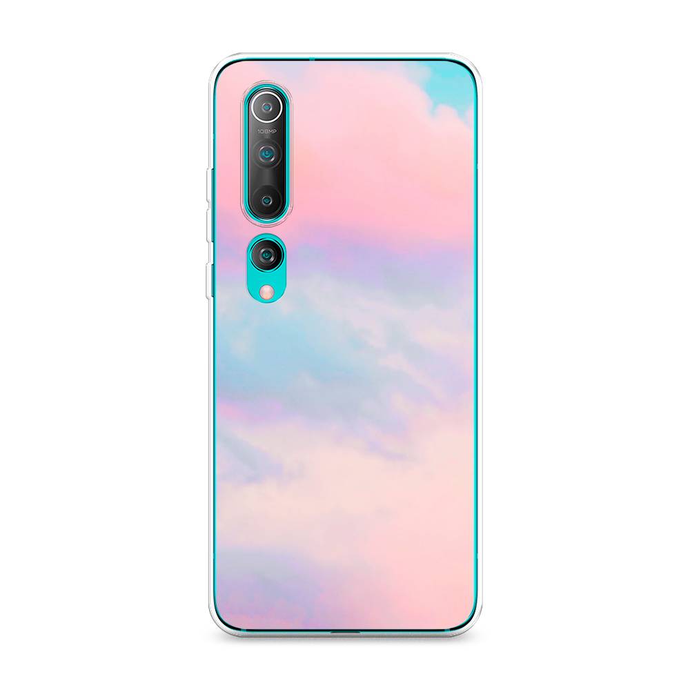 фото Чехол awog "розовые облака" для xiaomi mi 10