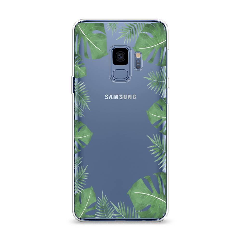 

Чехол Awog на Samsung Galaxy S9 "Листья папоротника рамка", Зеленый, 25750-8