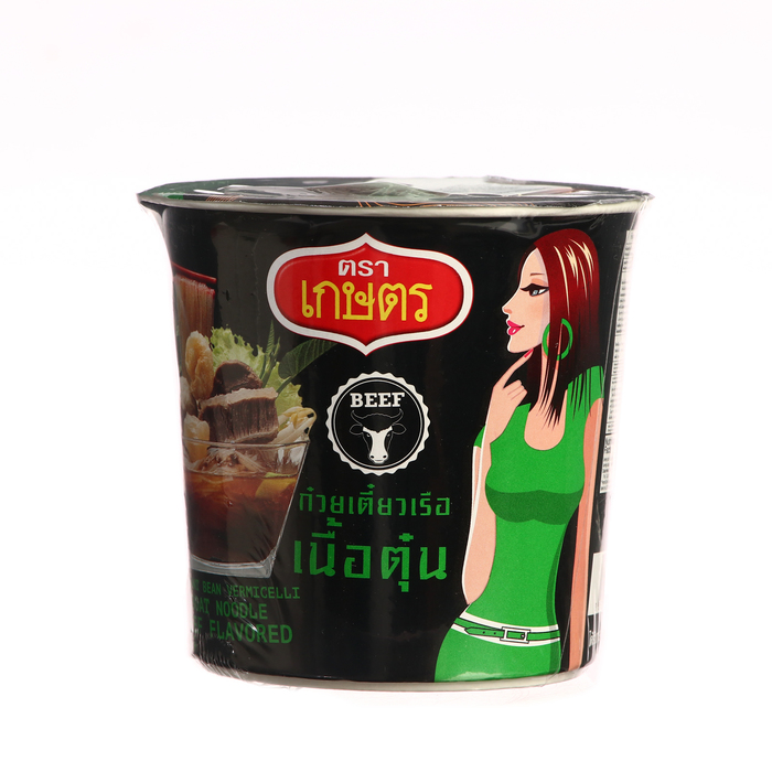 

Лапша бобовая Kaset быстрого приготовления со вкусом тушеной говядины, 35 г