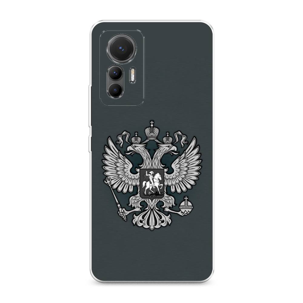 фото Силиконовый чехол "герб россии серый" на xiaomi 12 lite awog