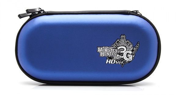 фото Сумка твердая case airform monster hunter blue (синяя) (ps vita) nobrand