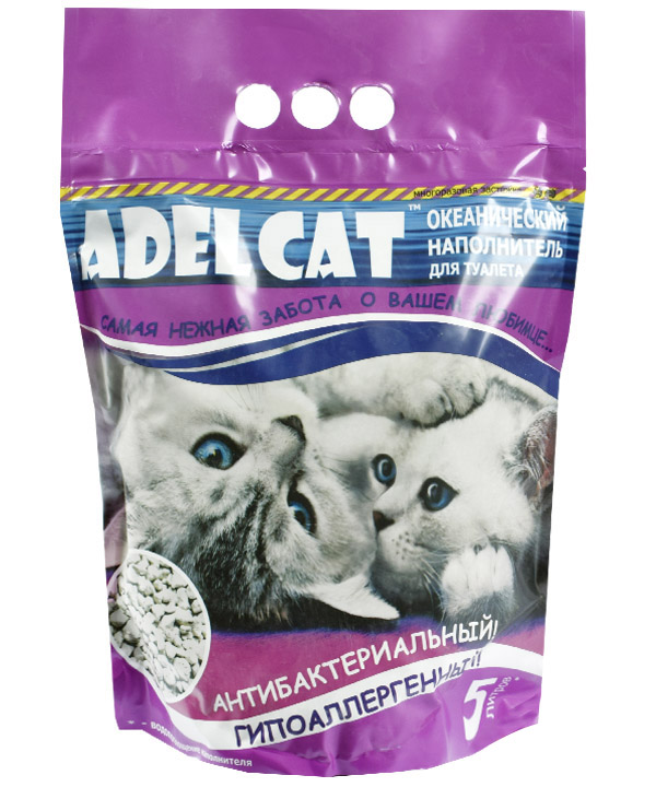 Впитывающий наполнитель Adel cat диатомитовый, 5 л