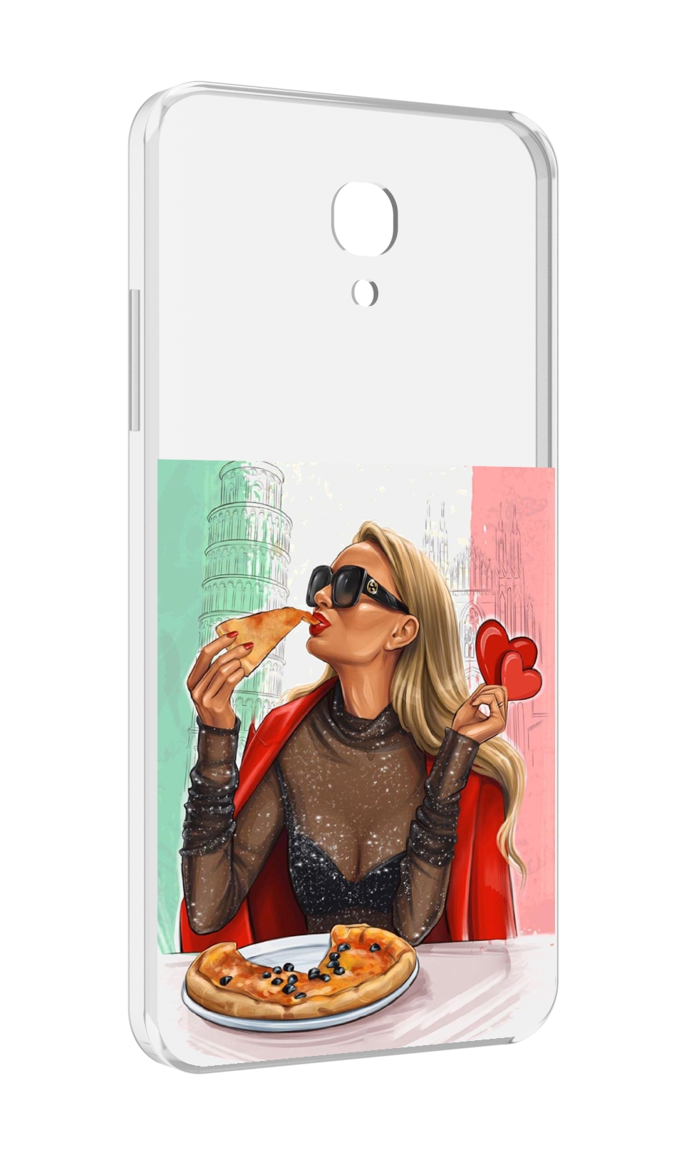 

Чехол MyPads любительница-пиццы женский для Lenovo Vibe P2 5.5 (P2a42), Прозрачный, Tocco