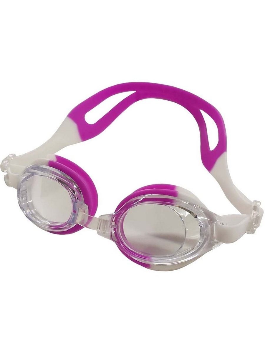 Очки для плавания фиолетово/белые Спортекс E36884