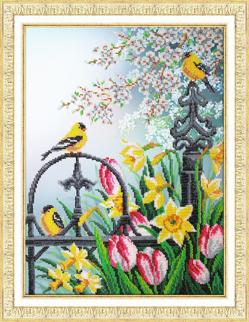 

Паутинка Цветы весны, 28*38 см
