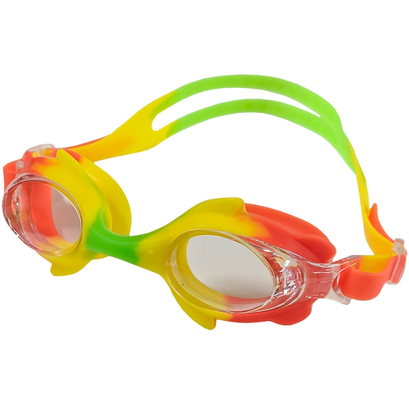 Очки для плавания детские Жел/синий/зел Mix-6 Спортекс B31525-6
