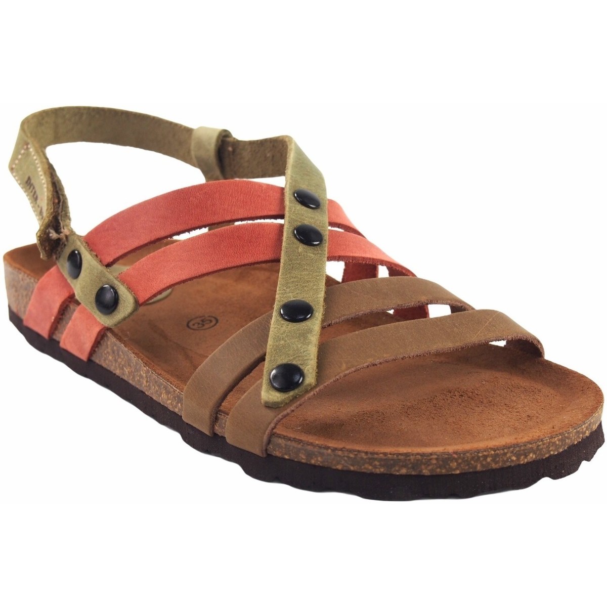 

Сандалии женские Interbios 19527895 красные 35 EU, Красный, 19527895