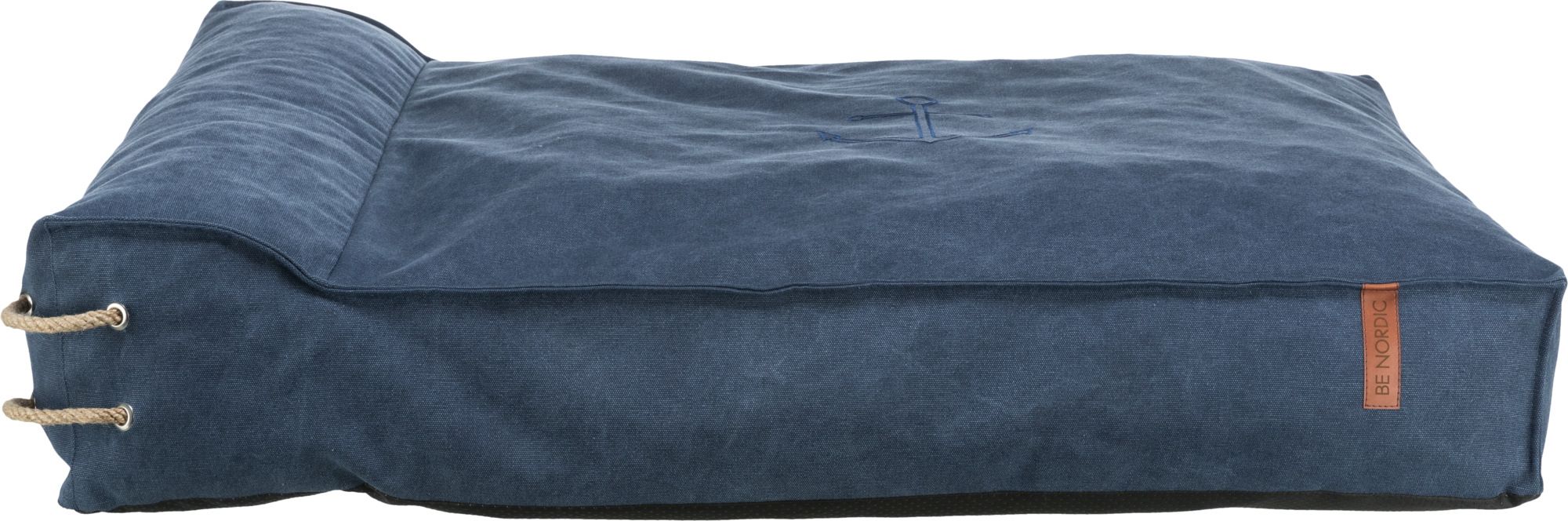 

Лежанка для кошек и собак Trixie хлопок, полиэстер, брезент 75x100x14см синий
