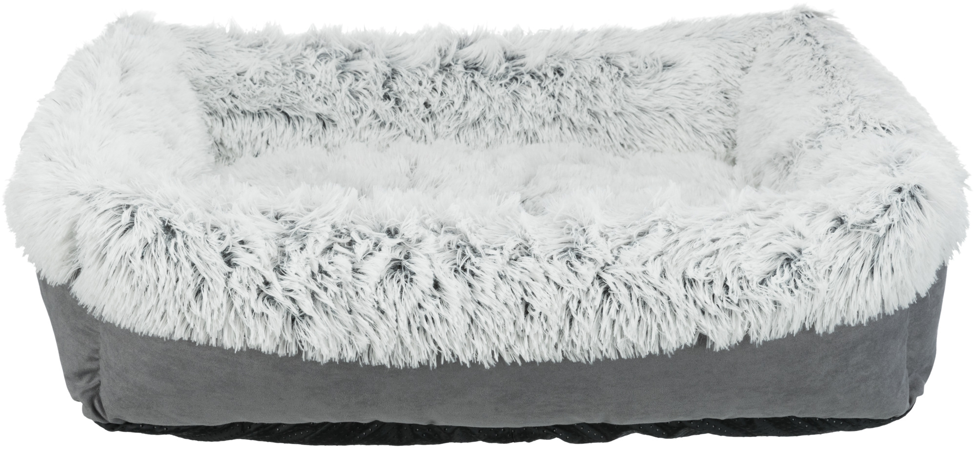Лежанка для кошек и собак Trixie плюш, замша 75x100x23см серый