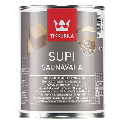 Воск Tikkurila Supi saunavaha (45764040110) бесцветный 0.9л