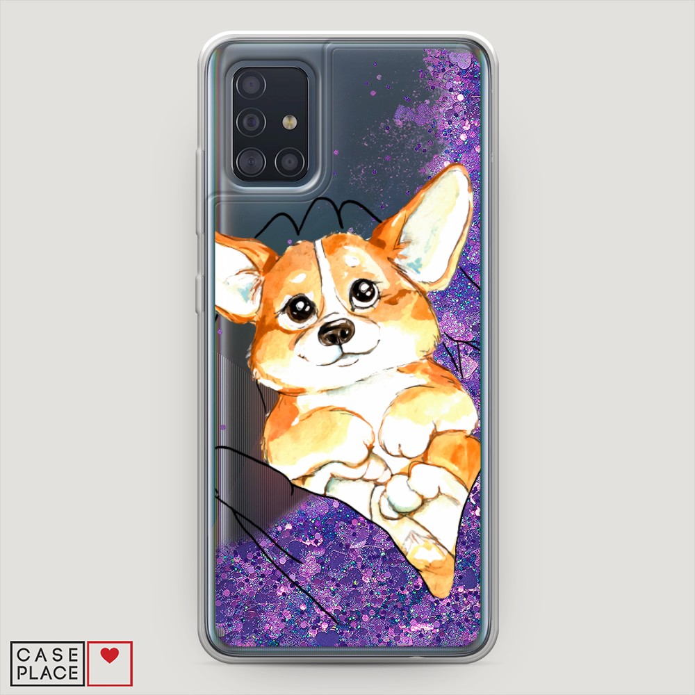 

Чехол Awog на Samsung Galaxy A51 "Корги в ладошках", Разноцветный, 28992-1