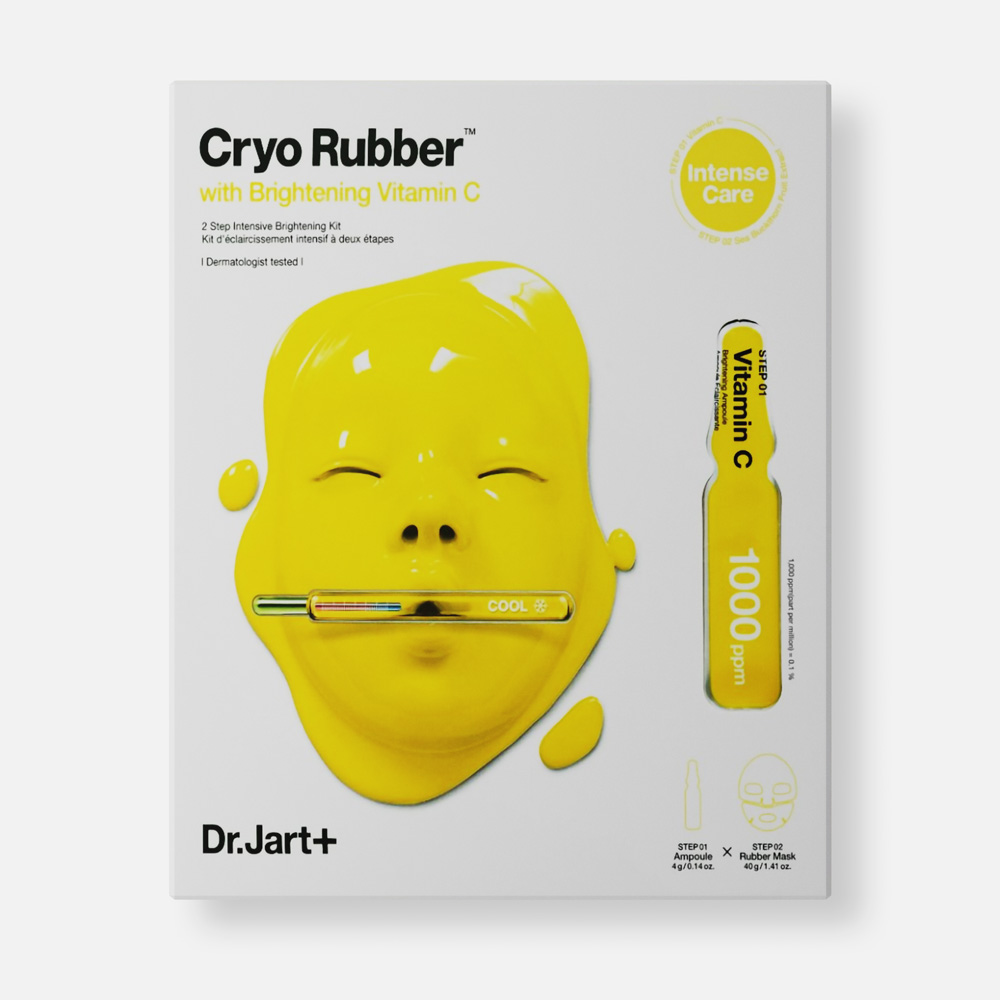 Маска для лица Dr. Jart+ Cryo Rubber With Brightening Vitamin C с витамином С, 44 г