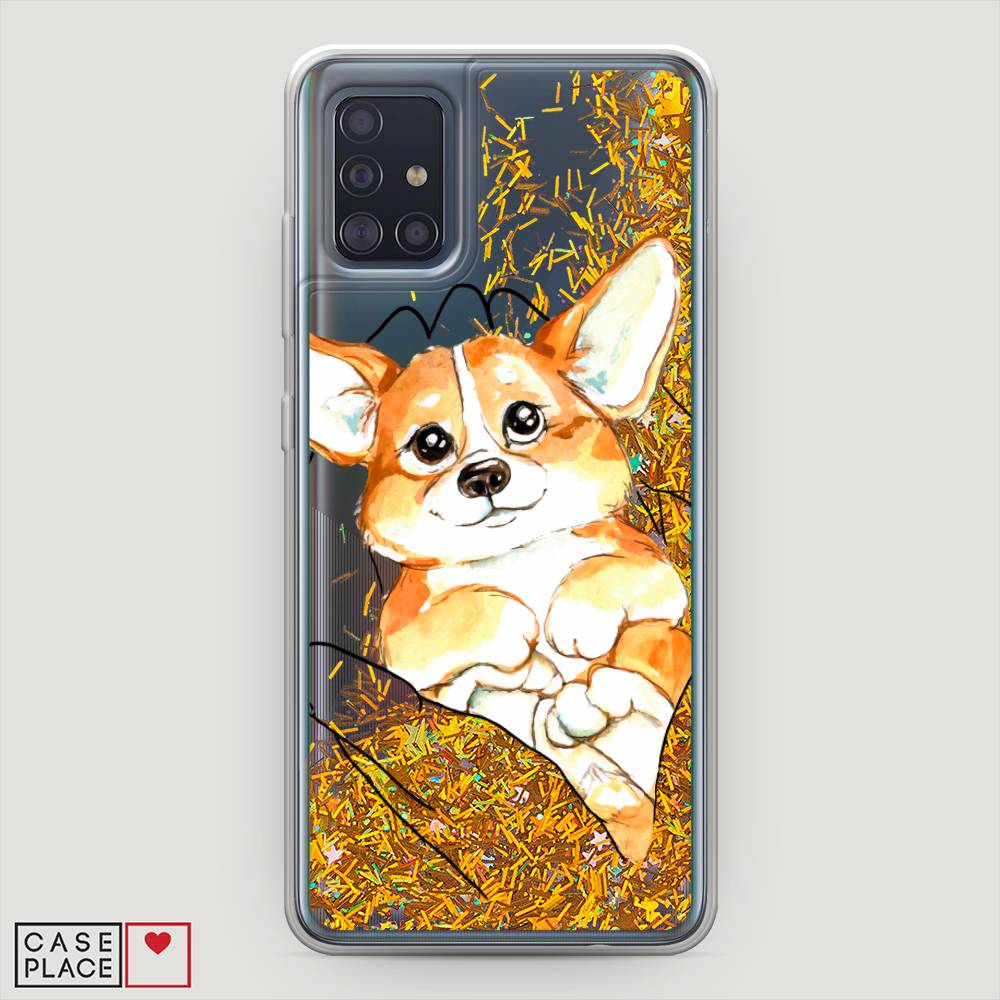 

Чехол Awog на Samsung Galaxy A51 "Корги в ладошках", Разноцветный, 28990-1