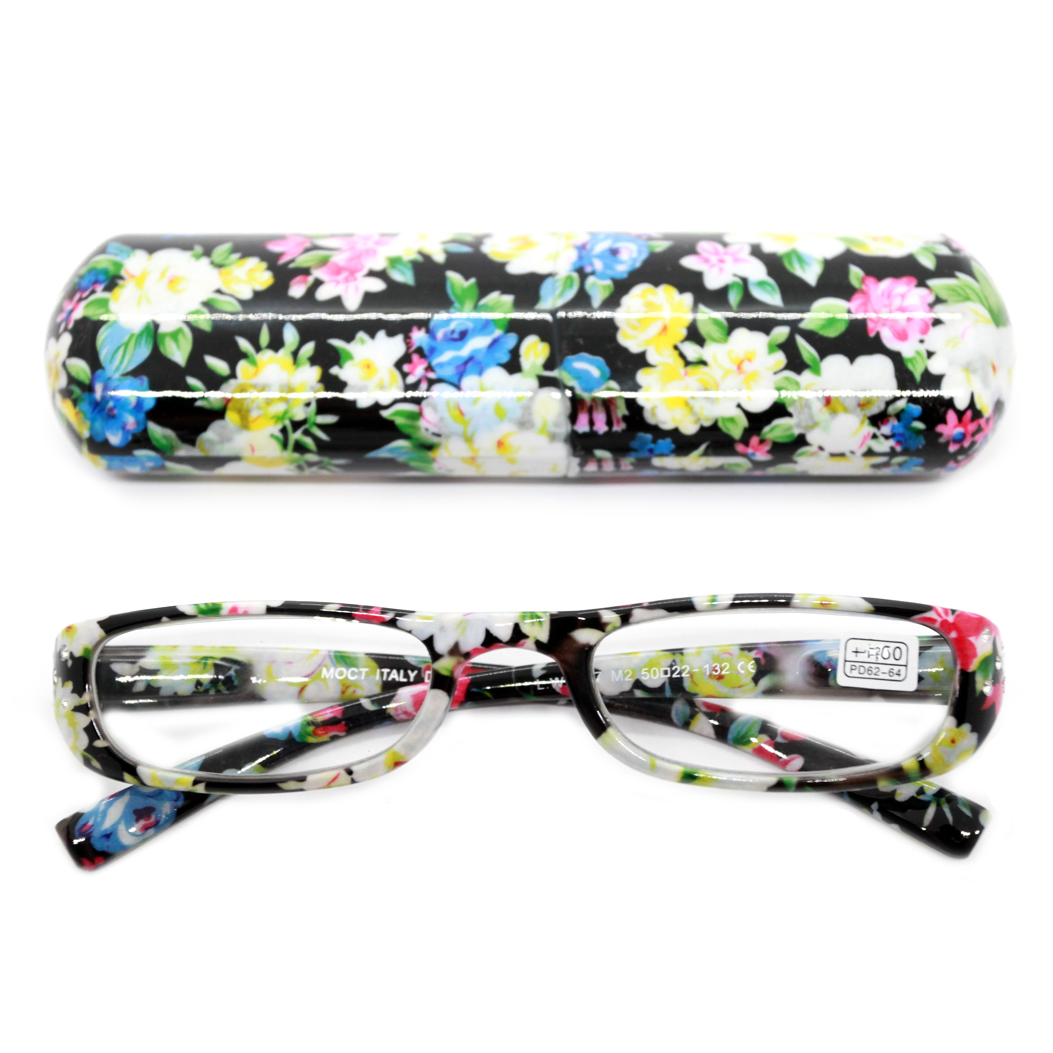 

Готовые очки 2067 +2,00, для чтения, c футляром, голубой, РЦ 62-64, 2067-FT