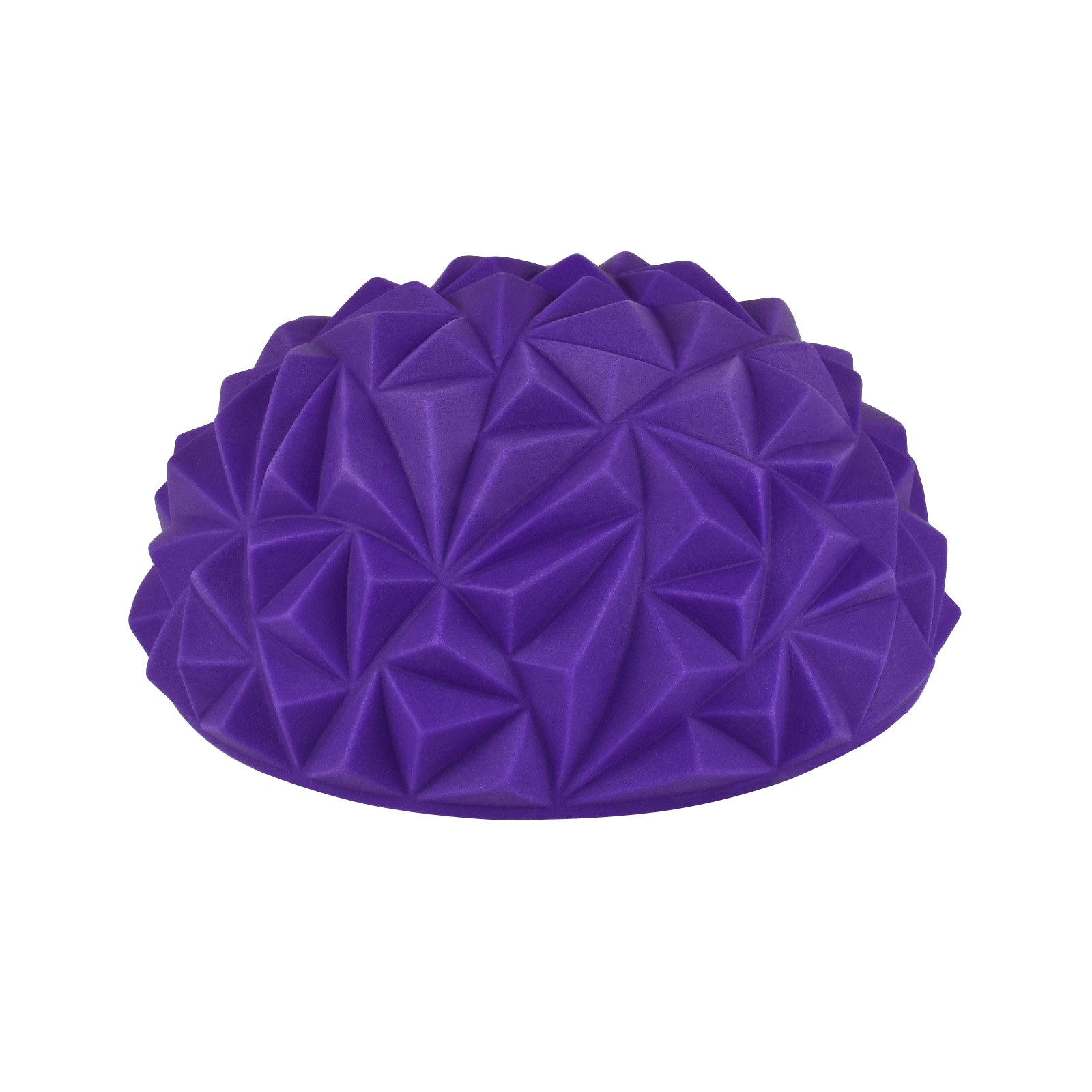 Массажер балансировочный, полусфера надувная CLIFF Кристалл 16см, фиолетовая