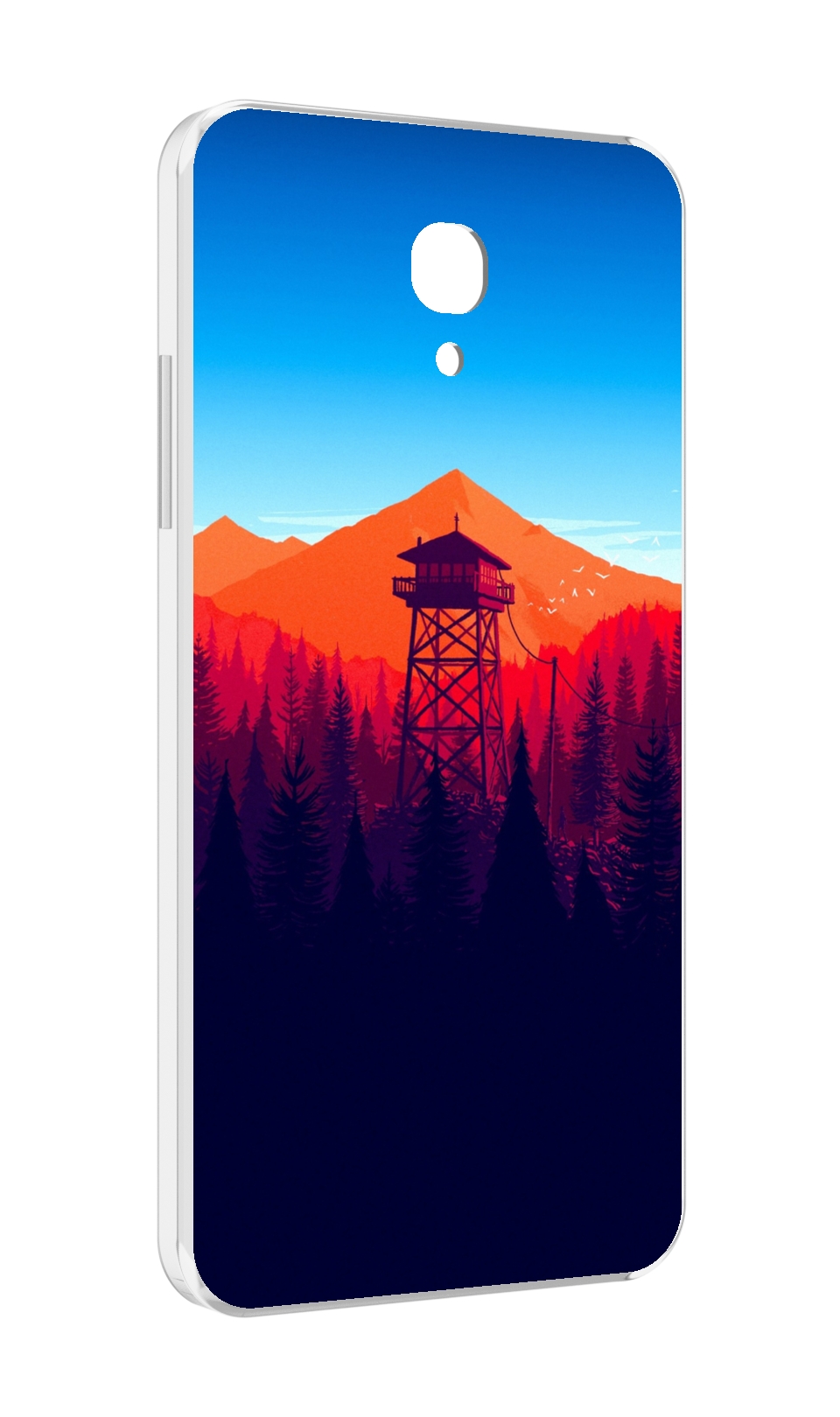 

Чехол MyPads лес с оранжевыми горами для Lenovo Vibe P2 5.5 (P2a42), Прозрачный, Tocco