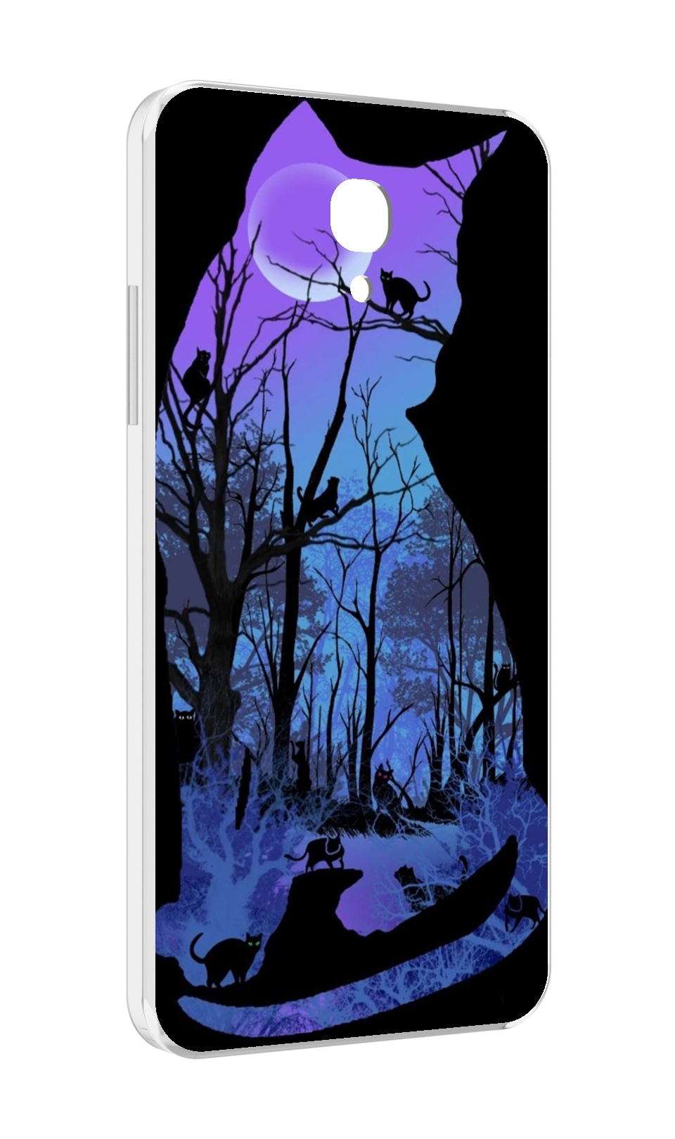 

Чехол MyPads лес внутри кота для Lenovo Vibe P2 5.5 (P2a42), Прозрачный, Tocco