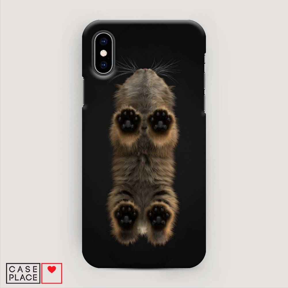 

Пластиковый чехол "Кошачьи лапки" на Apple iPhone X (10), 11020-1