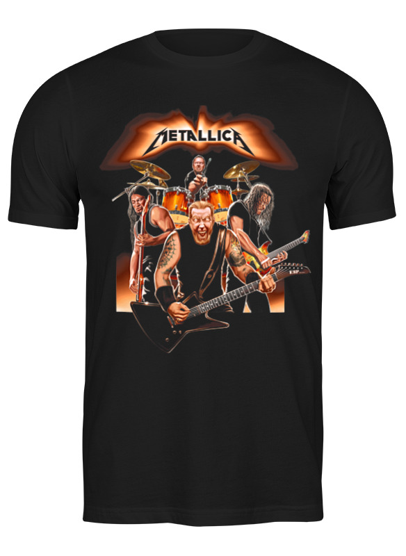 

Футболка унисекс Printio Metallica черная XL, Черный, Metallica