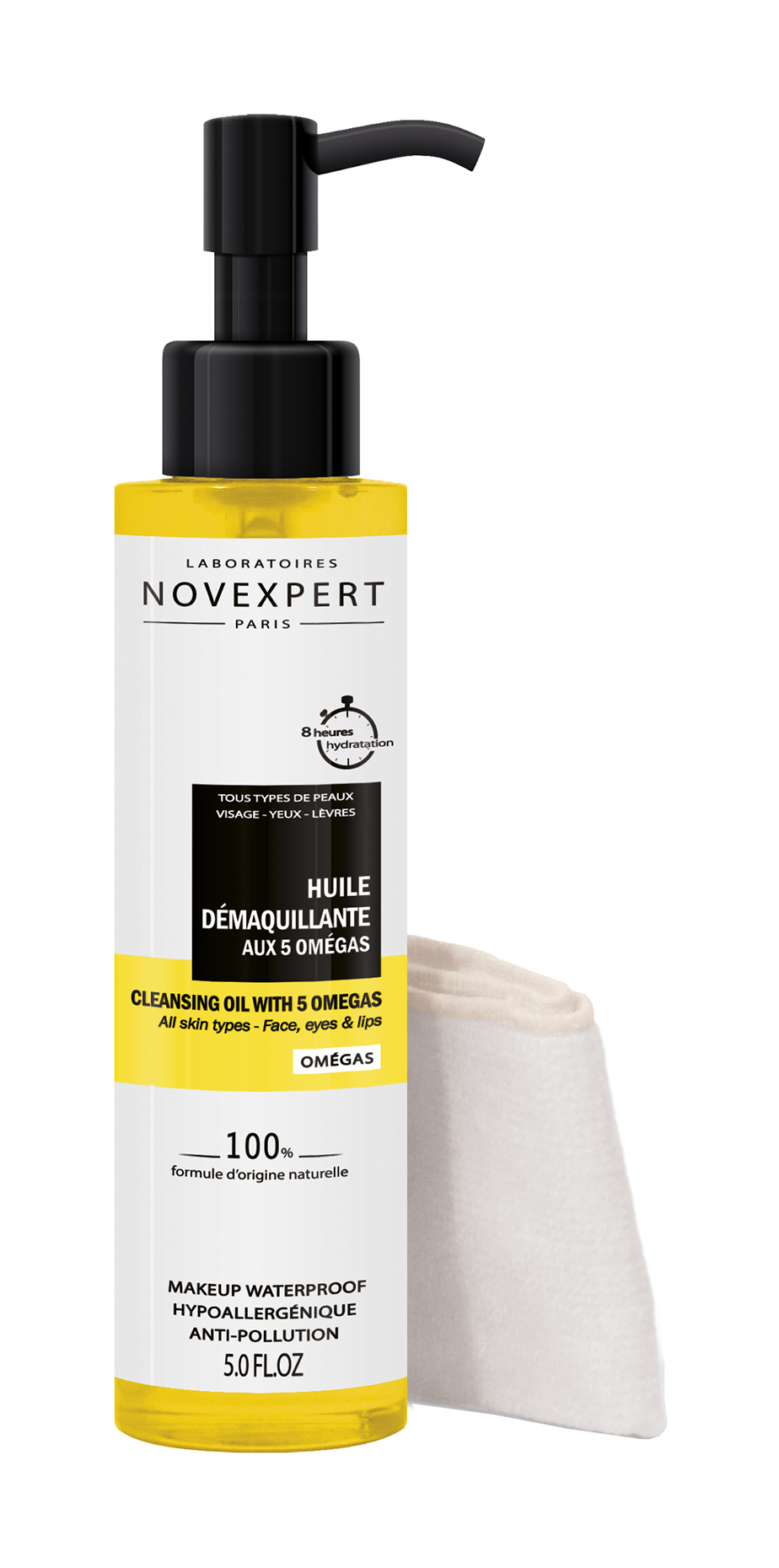 фото Масло для очищения кожи лица с омега кислотами novexpert cleansing oil 150 мл