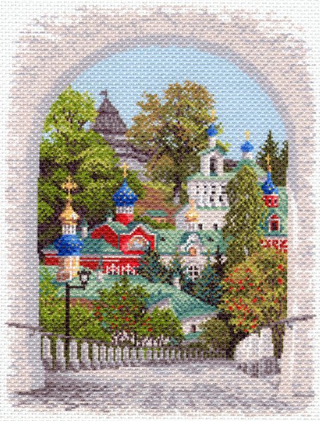 

Матренин посад 37*49 см, Псково-Печерская лавра