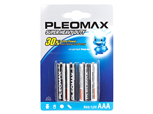 Батарейка Samsung Pleomax R03-4BL