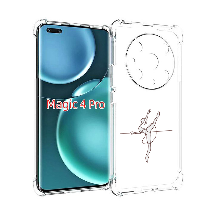 

Чехол MyPads маленькая-баллерина для Honor Magic4 Pro, Прозрачный, Tocco