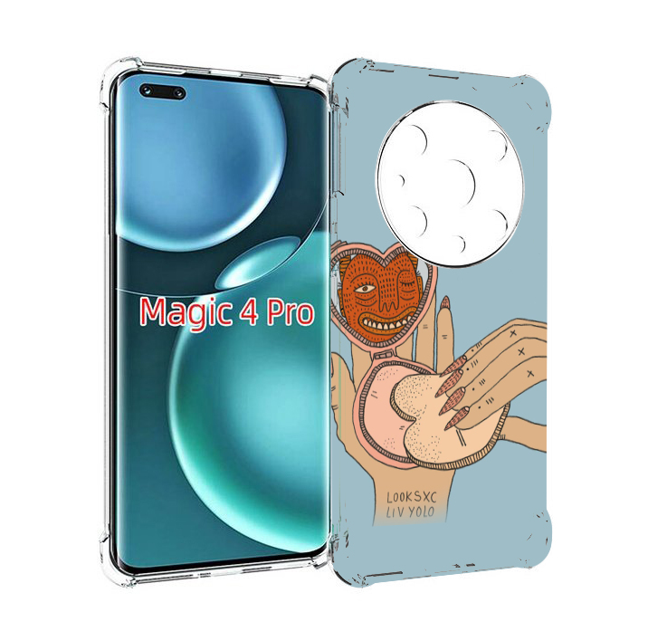 

Чехол MyPads макияж картинка женский для Honor Magic4 Pro, Прозрачный, Tocco