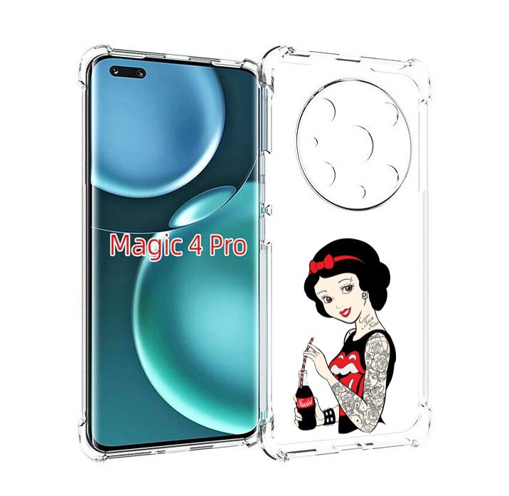 

Чехол MyPads любительница-колы женский для Honor Magic4 Pro, Прозрачный, Tocco