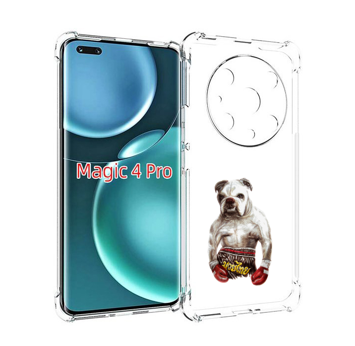 

Чехол MyPads боксер для Honor Magic4 Pro, Прозрачный, Tocco