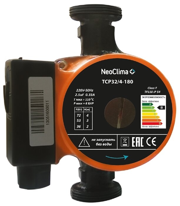 фото Насос циркуляционный neoclima tcp 32/4-180