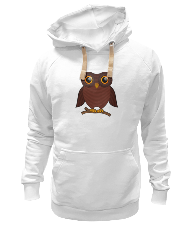 

Худи унисекс Printio Совёнок белое L, Белый, Совёнок