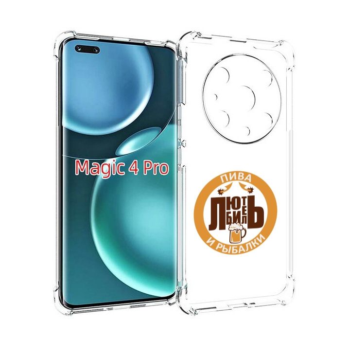 

Чехол MyPads любитель-рыбалки мужской для Honor Magic4 Pro, Прозрачный, Tocco