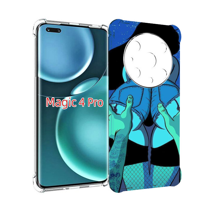 

Чехол MyPads любитель потрогать для Honor Magic4 Pro, Прозрачный, Tocco