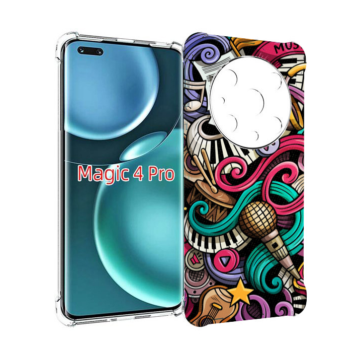 

Чехол MyPads любимая-музыка для Honor Magic4 Pro, Прозрачный, Tocco