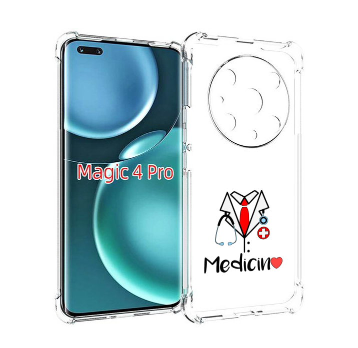 

Чехол MyPads любимая медецина для Honor Magic4 Pro, Прозрачный, Tocco