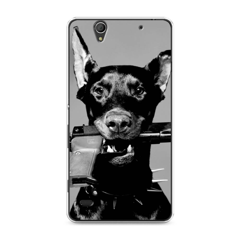 

Силиконовый чехол "Доберман" на Sony Xperia C4, Доберман